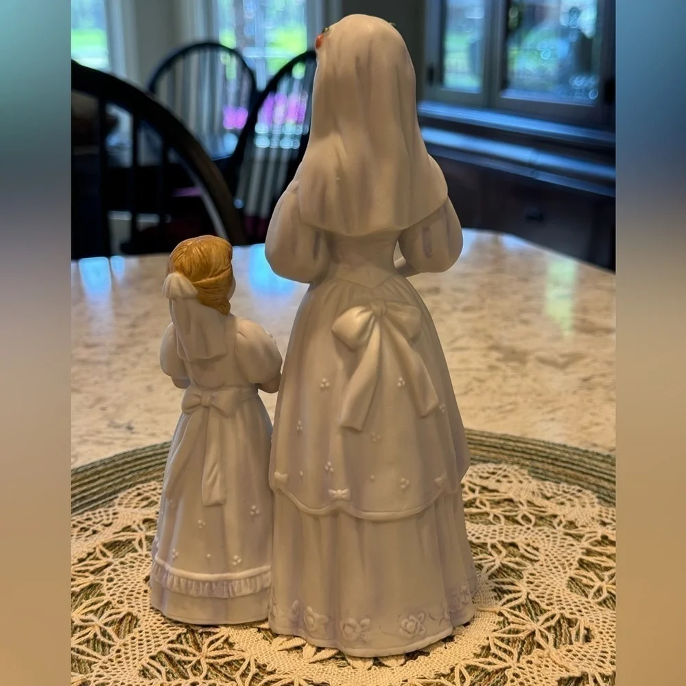 VINTAGE 1980’s~HOME INTERIORS & GARDEN~THE BRIDES DAY~W/FLOWER GIRL #1405~BR